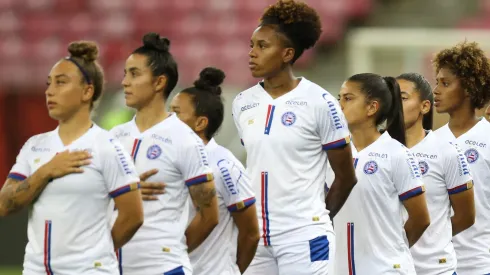 Jogadores do Bahia. Foto: Marlon Costa/AGIF