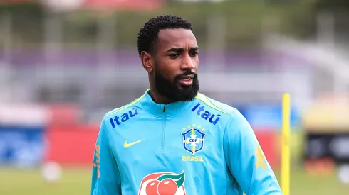 SP – SAO PAULO – 08/06/2025 – BRASIL, TREINO – Gerson jogador do Brasil durante treino no Centro de Treinamento CT Joaquim Grava. Foto: Ettore Chiereguini/AGIF
