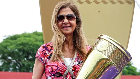 Leila promove melhorias no futebol feminino – Foto: Fabio Menotti/Palmeiras