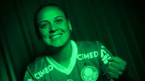Glaucia é a nova contratação do Verdão para 2026 – Foto: Paloma Cassiano/Palmeiras