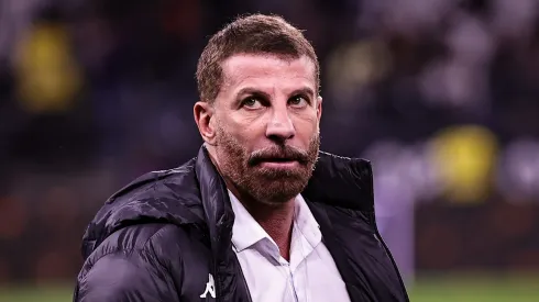 Pedrinho presidente do Vasco durante partida contra o Corinthians no estadio Arena Corinthians pelo campeonato Copa Do Brasil 2025. Foto: Fabio Giannelli/AGIF