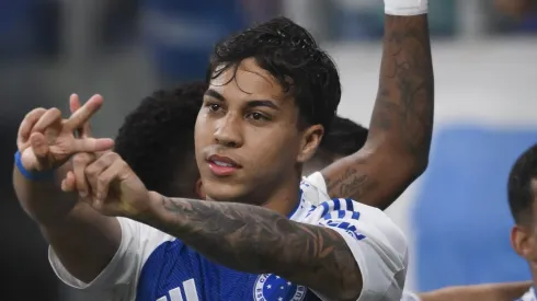 Kaio Jorge, atacante do Cruzeiro em partida pelo campeonato brasileiro.