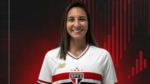 Mylena Carioca acertou com Tricolor até 2027 – Foto: Divulgação Oficial São Paulo