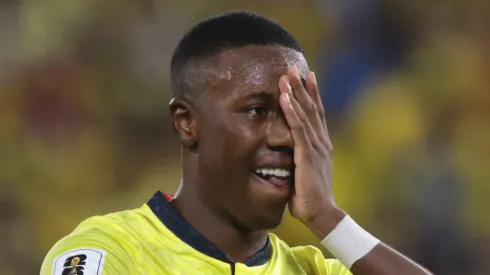 Alan Minda, atacante do Atlético Mineiro atuando pela seleção equatoriana (Foto: Franklin Jacome/Getty Images)