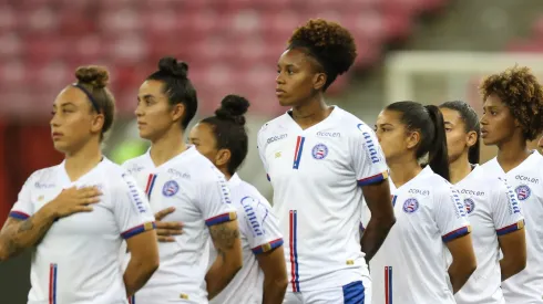 Jogadoras do Bahia. Foto: Marlon Costa/AGIF