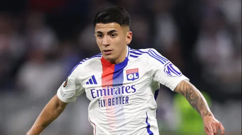 Almada estava jogando pelo Lyon – (Foto: Michael Steele/Getty Images).