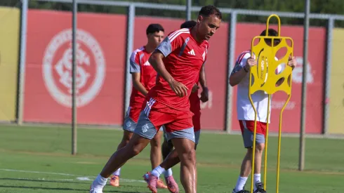 Alan Patrick durante treino no Inter. Foto: Ricardo Duarte/Internacional