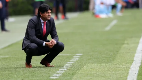 El entrenador paraguayo no quiso dedicarle muchas palabras al árbitro.