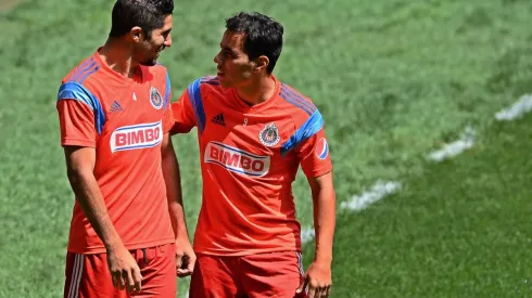 Jair Pereira y Jesús Sánchez asistieron a la despedida de Omar Bravo.