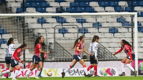Chivas igualó 1-1 con Monterrey en los cuartos de final ida de la Liga MX Femenil.