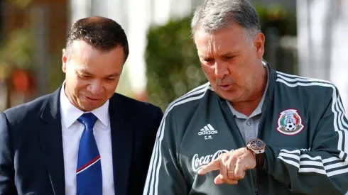 Gerardo Martino visitando Verde Valle. (Foto: Getty Images)
