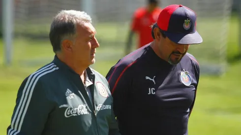 Gerardo Martino en su visita a Verde Valle. (Foto: Getty Images)