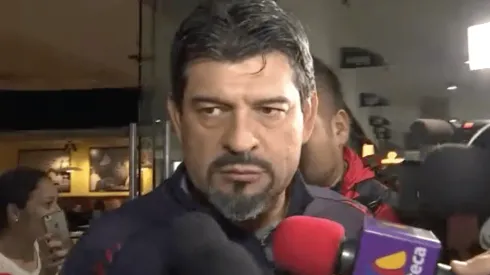 Cardozo en su llegada al aeropuerto.
