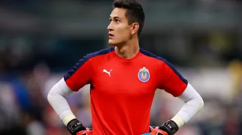Raúl Gudiño en el encuentro frente al América.