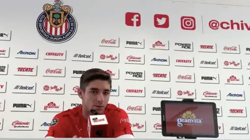 Isaac Brizuela en conferencia de prensa.