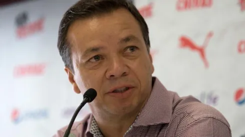 Mariano Varela en conferencia de prensa.