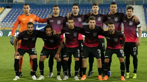 Antonio Briseño en el equipo titular del Feirense.
