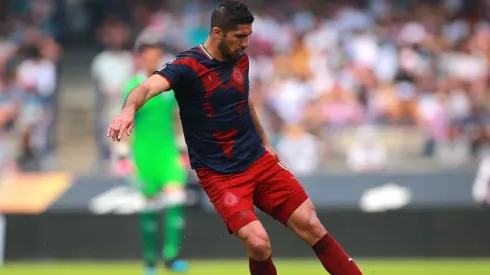 Jair Pereira en el partido ante Pumas.