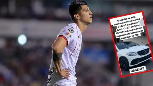 Alan Pulido en el partido de Chivas.