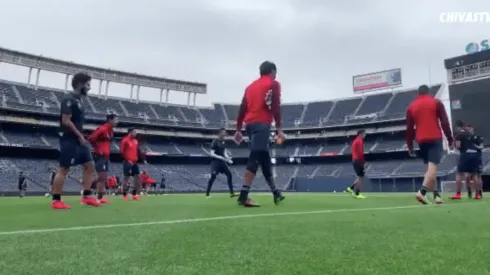 Entrenamiento de Chivas en Estados Unidos.