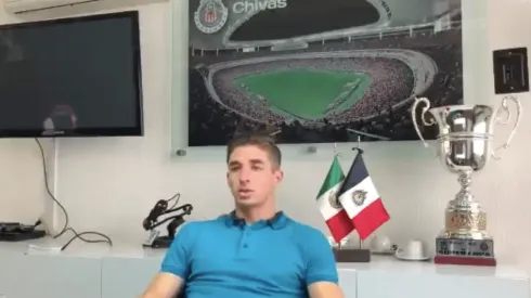 Isaac Brizuela en la entrevista.