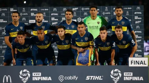 Formación de Boca Juniors en el partido ante Tigres.