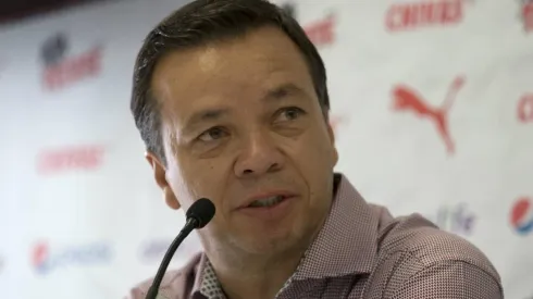 Mariano Varela en conferencia de prensa.