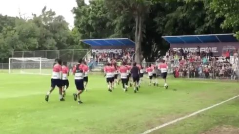 Entrenamiento de Chivas.