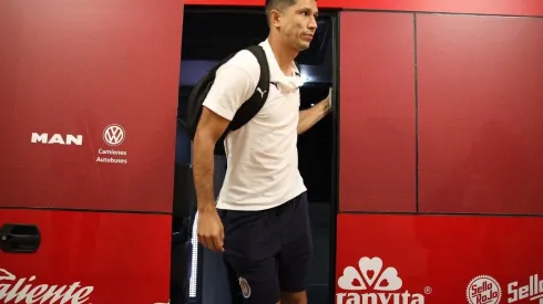 La plantilla del Rebaño Sagrado ya se encuentra en el vestidor visitante para ultimar los detalles del partido