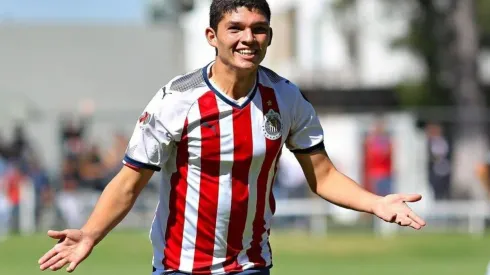 Chevy Martínez le dio la victoria a Chivas Sub-20.