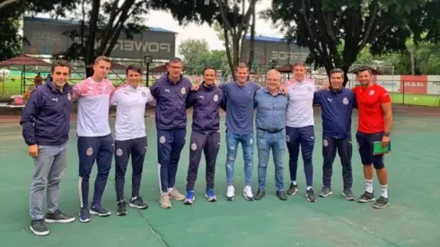 Marcelo Michel Leaño estuvo presente en representación de la directiva rojiblanca en la reunión