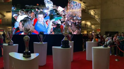 Los aficionados pudieron observar todos los trofeos obtenidos en la era de Jorge Vergara