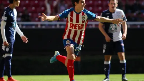 El volante de enganche anotó el primer tanto en la victoria sobre Pachuca en la Final Sub-17