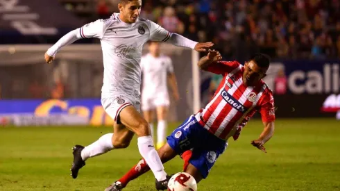 El "Cone" entró como suplente en la segunda parte del empate en San Luis