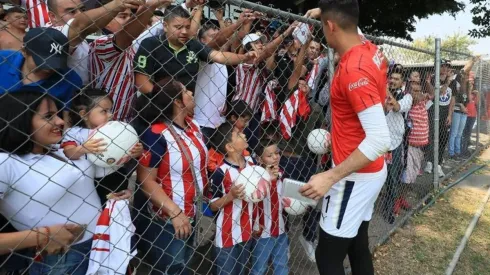 Los jugadores del Rebaño atendieron a sus aficionados tras el entrenamiento