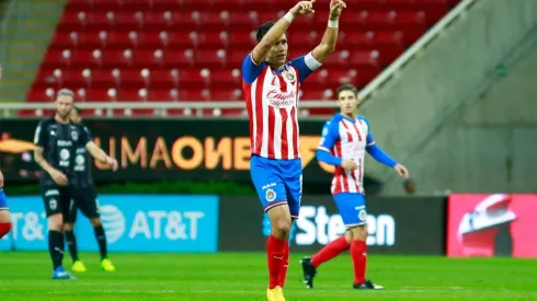 Molina festejó tibiamente su tanto anotado en un vacío Estadio Akron