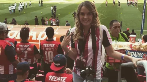 Andy Sola es aficionada de Chivas desde niña.