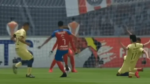 Chivas se quedó con el primer eClásico Nacional (Foto: Captura)