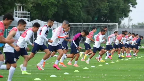 El volante zurdo pasó el lunes a entrenar en los horarios del primer equipo en Verde Valle