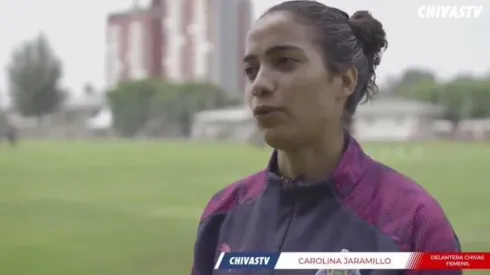 La mediocampista dio sus primeras palabras como nueva jugadora de Chivas Femenil