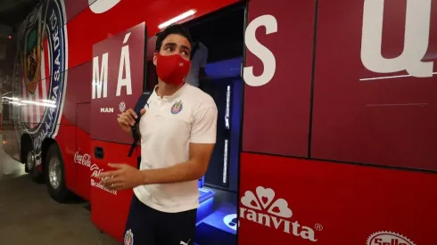 El bus del Rebaño Sagrado ya hizo su ingreso al Estadio Akron, esta vez, sin el recibimiento de sus seguidores