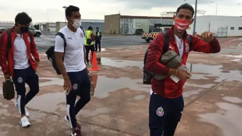 Los rojiblancos en su viaje a Ciudad de México.