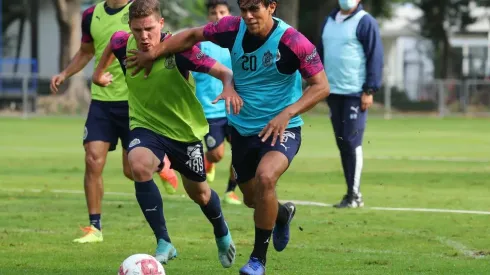 Los dos planteles se mantienen entrenando a la par en Verde Valle