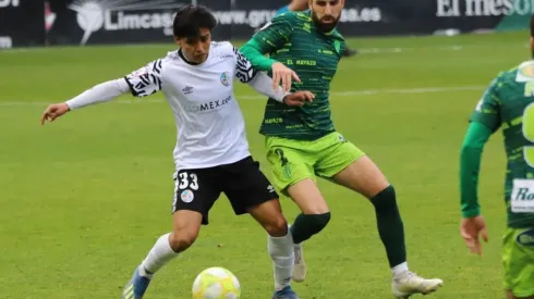 Monárrez jugó con el filial del Salamanca y fue promovido al primer equipo