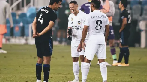 Alanís, luego del partido en San José, conversó con "Chicharito" y Jonathan Dos Santos