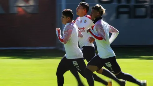 Entrenamiento en Verde Valle con mensaje para los fanáticos.