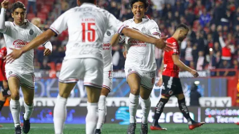 José Juan Macías anotó el único tanto en la victoria de Chivas en su más reciente visita a Tijuana en el cancelado Clausura 2020