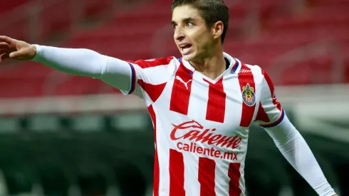 Isaac Brizuela anotó frente al Atlas su segundo tanto de este Guard1anes 2020