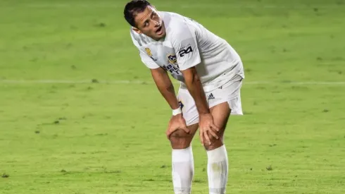 Javier Hernández con el LA Galaxy