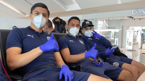 Chivas arribó este viernes a CDMX.